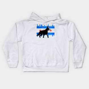 Chicago Doberman Kids Hoodie